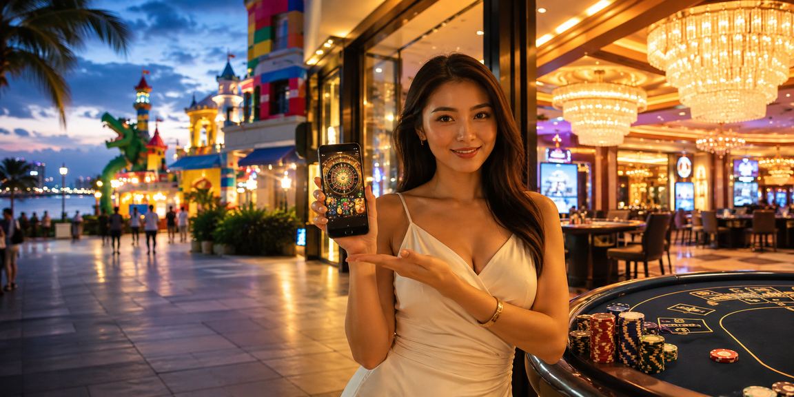 Antara paparan aplikasi kasino mudah alih Malaysia